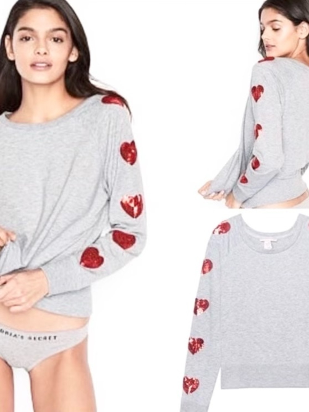 Victoria's Secret Gray Pullover Sweatshirt